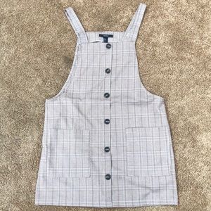 Forever 21: Plaid “Overall” Dress